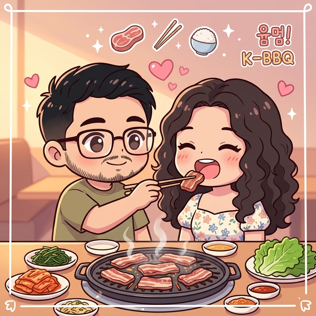 Invitación Korean BBQ